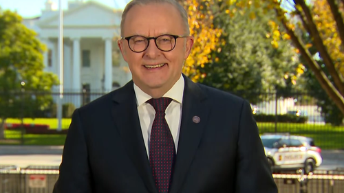 Prime Minister Anthony Albanese in Washington DC.