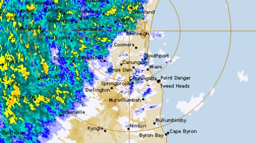 Widespread rainfall across northern NSW and southern Queensland. (BoM)