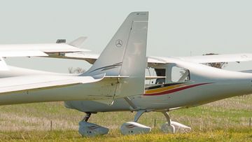Light plane WA stock image
