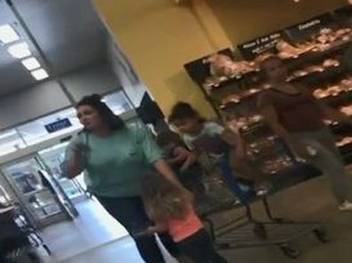 Mask meltdown: woman berates mother and children in supermarket