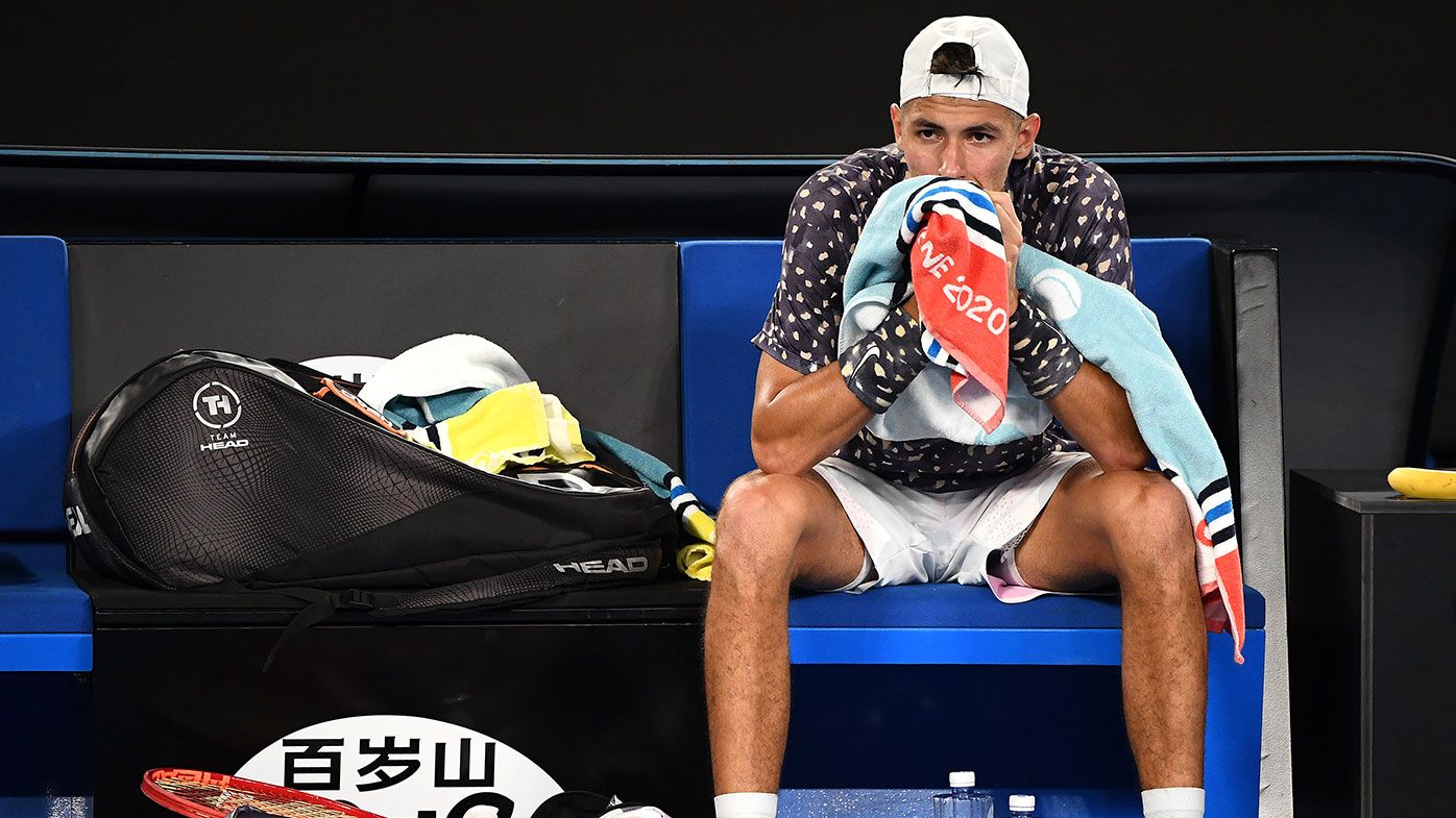 Injured Aussie Alexei Popyrin bows out after loss to Daniil Medvedev