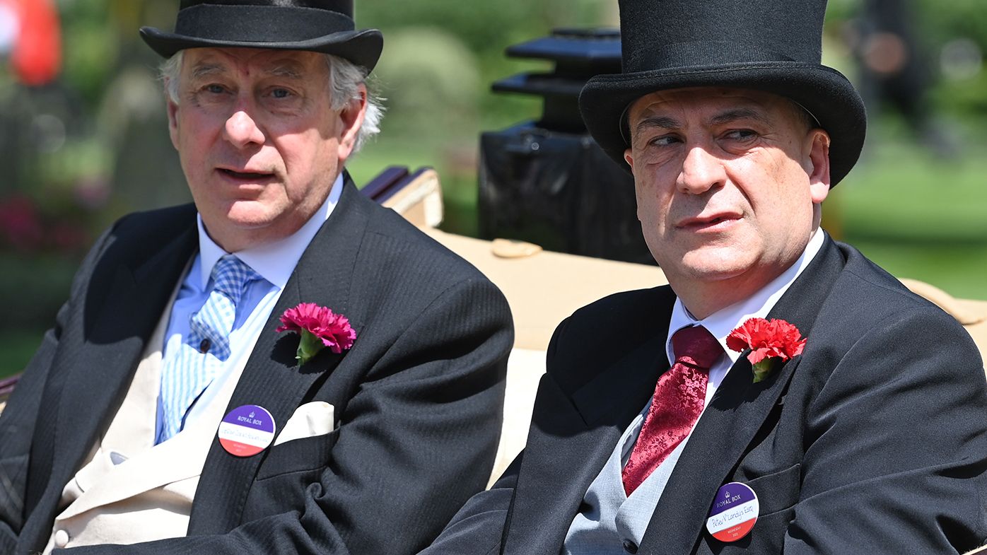 David Bowes-Lyon and Peter V&#x27;Landys during the Royal Procession during Royal Ascot in June, 2022.
