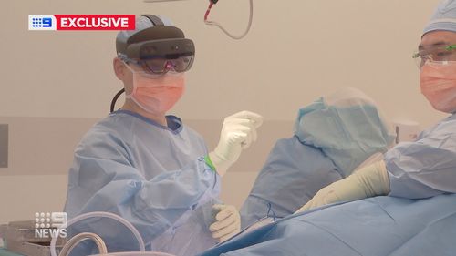 New hologram technology used in Sydney hospital to revolutionise surgeries.