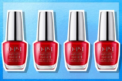 9PR: OPI red nail polish