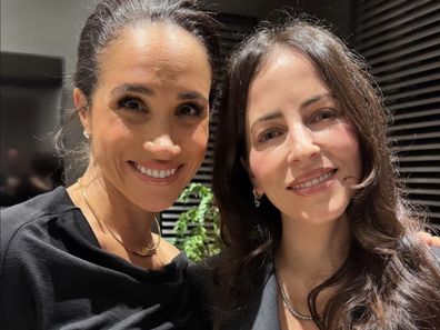 Lisa Wipfli and Meghan, Duchess of Sussex at the Nexus Summit in Melbourne, April 15, 2026