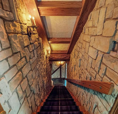 A Medieval castle in Rochester, Minnesota, features secret rooms and hidden passageways, that could easily resemble a scene from the Harry Potter franchise.