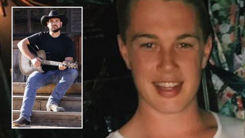 Tristan Appleby's friend Justin Meek (inset) was shot repeatedly as he tried to protect others from the hail of bullets.