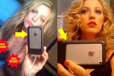 Wrong. In a bid to prove the photo’s legitimacy, the hacker released more. Notice how clear her face is, and how she’s holding the exact same phone from the other leaked pics. To quote Reese Witherspoon: "I get it, girls, that it's cool to be a bad girl. But… if you [take] naked pictures of yourself on your cell phone, you hide your face, people! Hide your face!"