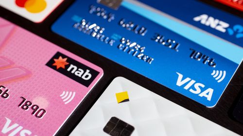 Carta di credito delle quattro grandi banche: ANZ, CBA, NAB e Westpac.