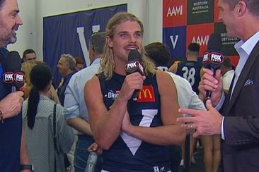 Bailey Smith speaks post match.