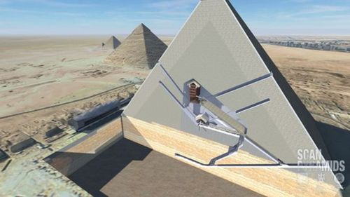 Secret chambers found in Pyramid of Giza.