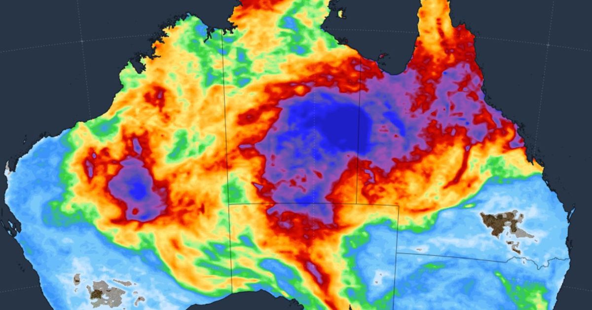 Huge chunk of Central Australia to receive drenching