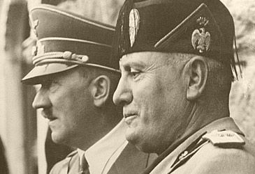 When was Benito Mussolini deposed as Italy's dictator?