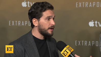 Kit Harrington speaking to Entertainment Tonight on red carpet premier of Extrapolations.