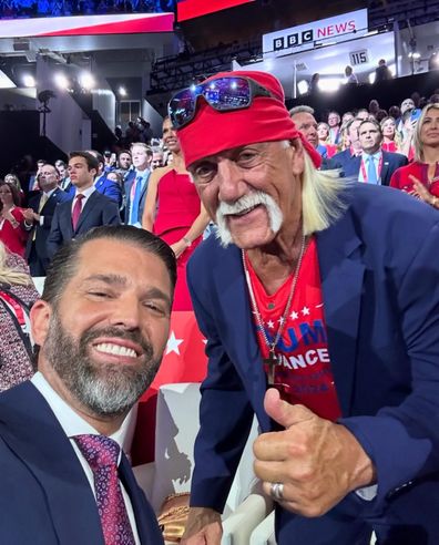 Donald Trump Jr, Hulk Hogan