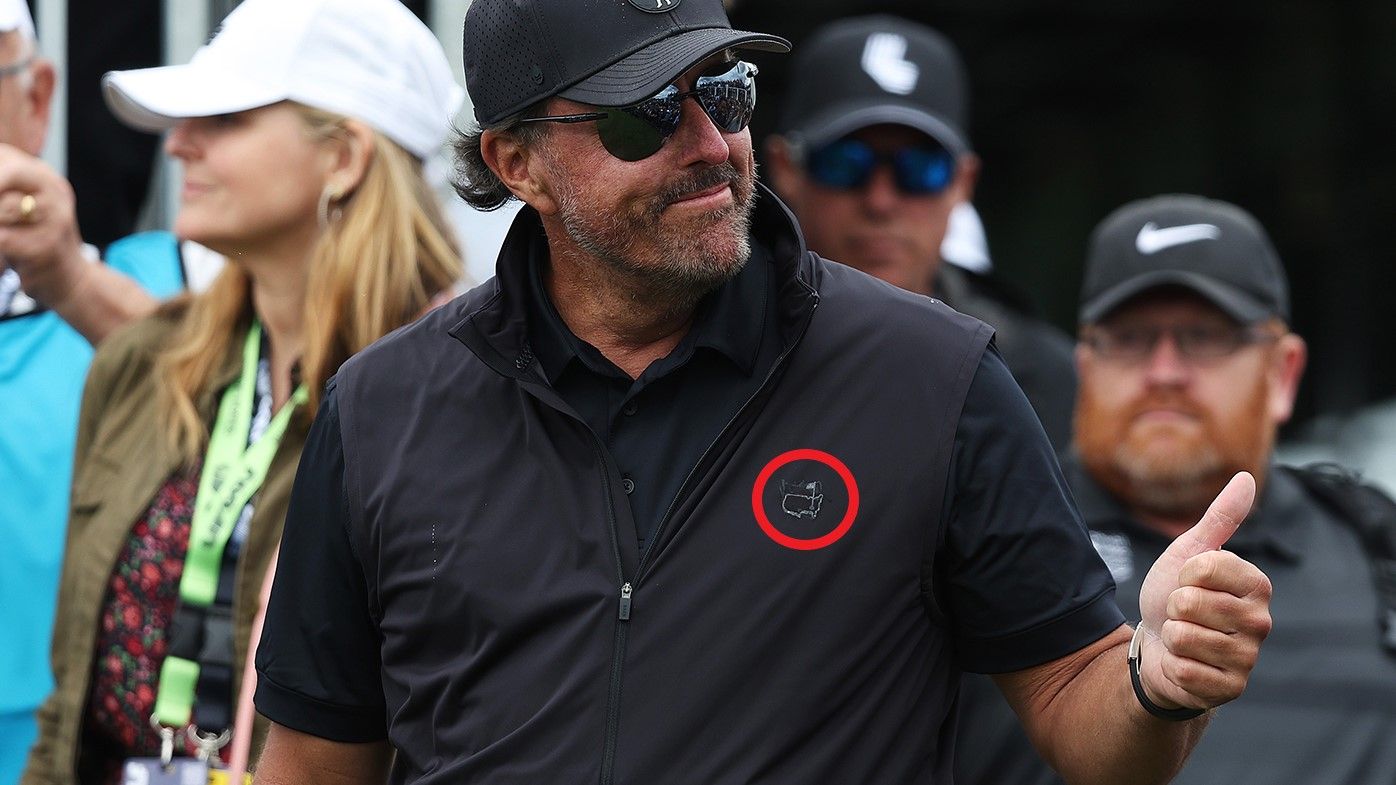 Tiny detail in Phil Mickelson's outfit sets tongues wagging after opening of LIV Golf tour