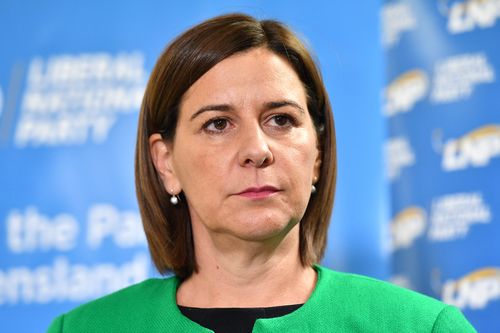 Queensland LNP Leader Deb Frecklington welcomes the new law changes over road rage incidents (AAP Image/Darren England)