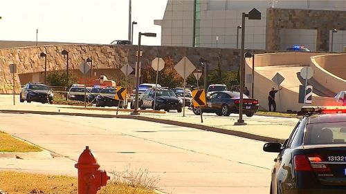 Police have closed the airport. (Supplied)