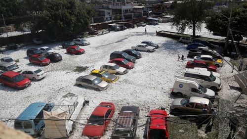 Mexico hail