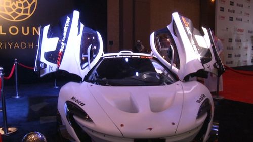 Some of the world's most expensive cars were on display in Saudia Arabia.