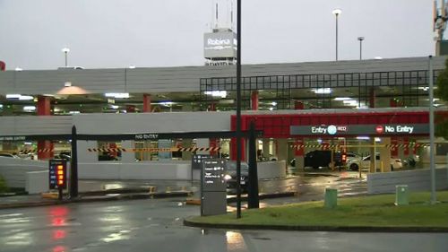 Robina Town Centre car park. (9NEWS)