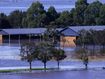 Floodwaters along the Hawkesbury River in the Richmond and Windsor region are seen on April 06, 2024 in Sydney, Australia. 