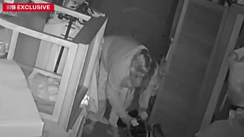 An Adelaide charity shop has had around $500 worth of donated goods stolen during a targeted break-in caught on camera.