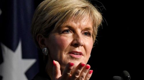 Julie Bishop said leaks were unacceptable. (AAP)