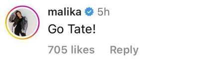 Malika Haqq baby name comment