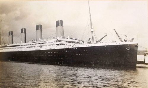 The Titanic sunk in April 1912.