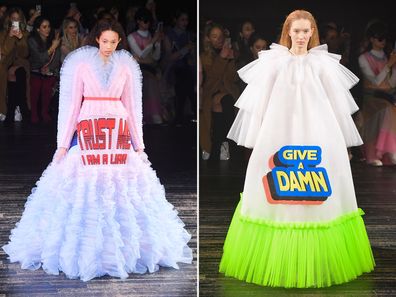 Viktor Rolf Paris Fashion Week Show Inspired By Instagram Captions 9style