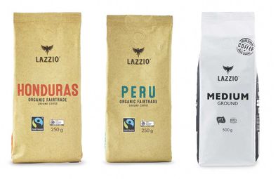 Aldi's award winning Lazzio coffee