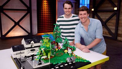 LEGO Masters 2021 Colour Your World Michael and Harrison