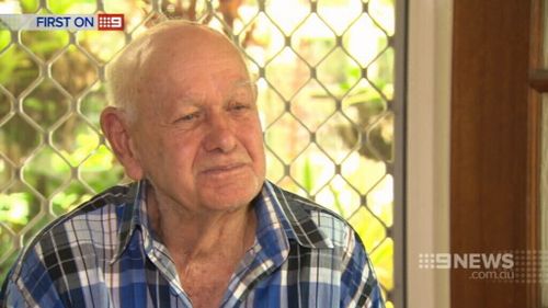 Hugh Gibson says he's horrified at the theft. (9NEWS)