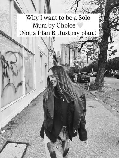 Angie Kent shares her journey to solo motherhood by choice