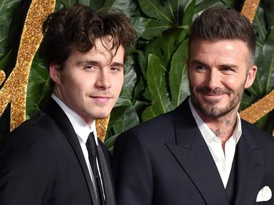 Brooklyn and David Beckham