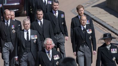 Peter Phillips funeral procession.