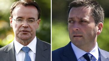 Michael O&#x27;Brien (left) and Matthew Guy (right) are now involved in a leadership tussle.