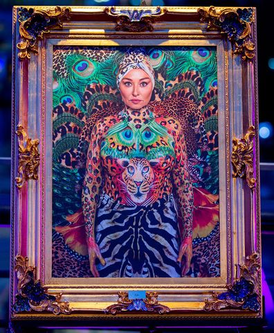 Camilla's artwork was auctioned off on Celebrity Apprentice Australia.