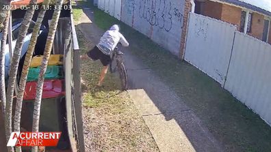 Queensland pensioner, Kevin Brummell, is fed up with young vandals kicking down his fence.