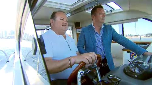 Trevor White (left) is a fan of the boat-sharing idea. (9NEWS)