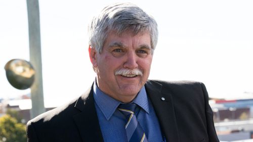 Detective Chief Inspector David Laidlaw, outside Taree Courthouse in August 2019.