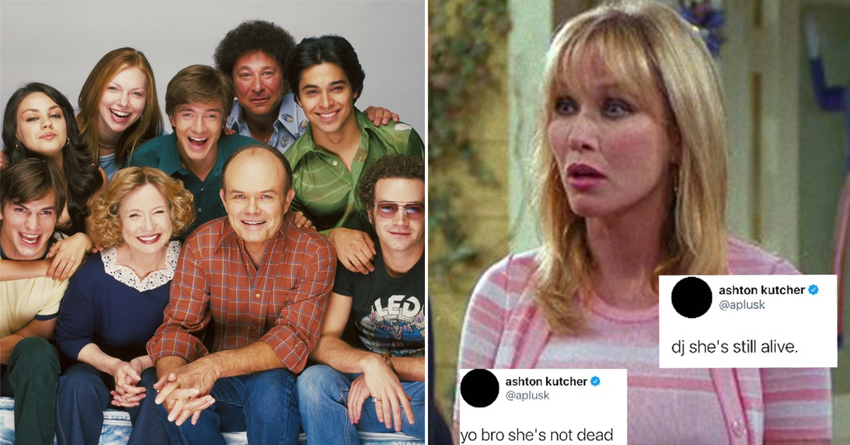 Ashton Kutcher updates That '70s Show costars on Twitter after they