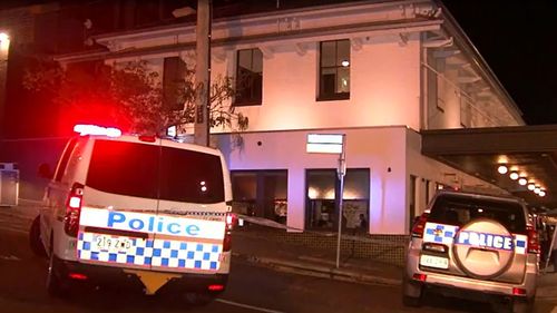 Two men were injured in stabbing in a Brisbane street last night.