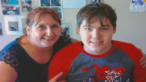 His mother, Karen Parkinson, said he has been given no other option than to use a bucket because there isn't enough staff to help him.