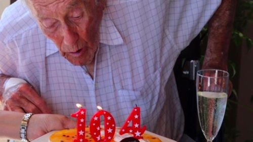 The Perth-based ecologist marked his 104th birthday earlier this month. (GoFundMe)