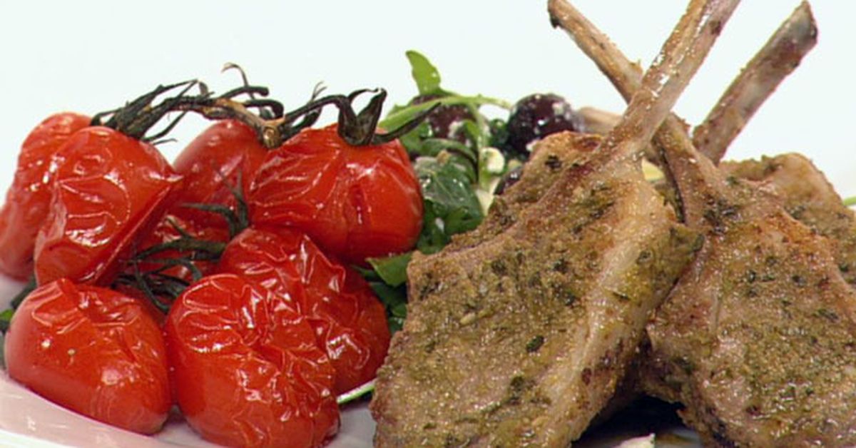 Lemon & olive-coated lamb cutlets - 9Kitchen