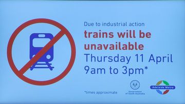 Adelaide commuters facing peak-hour stoppages as rail workers threaten industrial action