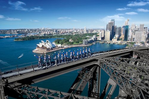 After two decades, BridgeClimb's contract to run the Sydney Harbour Bridge has been won by Scenic World. Picture: BridgeClimb