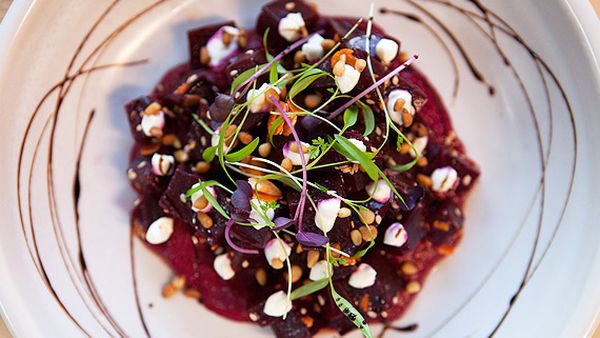 The Independent's roasted beetroot salad